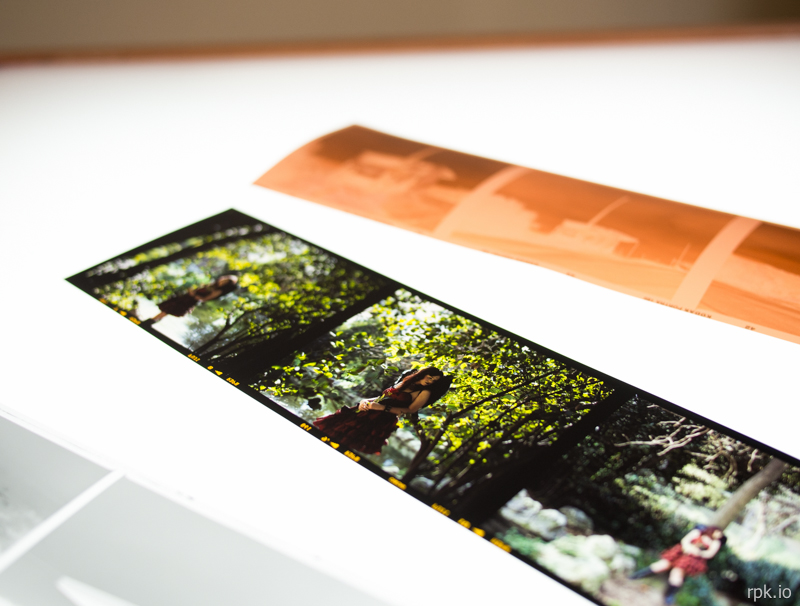 Hand made lightbox negative viewer